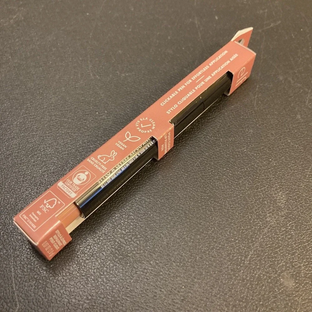 2x e.l.f. Pout Clout Lip Plumping Pen, Just‎ Peachy, 0.07oz